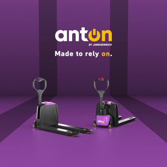 Elektrikli yaya kumandalı transpalet | PTL 1.5 | 560 x 1150mm | AntOn by Jungheinrich