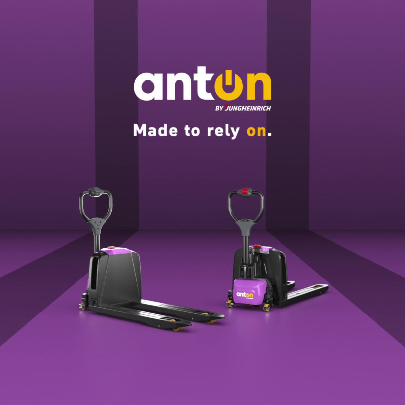 Elektrikli yaya kumandalı transpalet - SW | PTL 1.5 | 685 x 1150 mm | AntOn by Jungheinrich