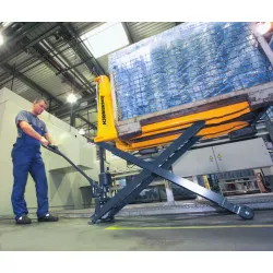 AMX 10e Yarı Elektrikli Makaslı Manuel Transpalet